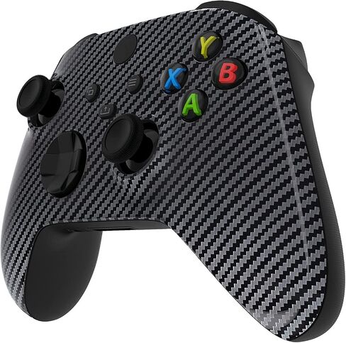 Custom Controllerzz Glossy Carbon Fiber Controller & Case Bundle – Includes Glossy Carbon Fiber Custom Wireless Controller for Xbox Series X/S, Xbox One, PC & Universal Protective Travel Case in Saudi Arabia