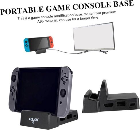DOITOOL 2pcs Dock Cover Game Console Base Docking Station Accessory Tv Compatible in Saudi Arabia