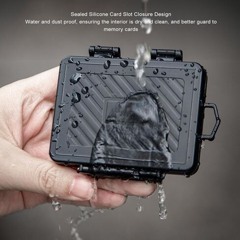 24 Slots Memory Card Case, Memory Card Holder Case Carrying Box Water Proof Portable Case Organizer for Camera Drone Nano SIM Cards in Saudi Arabia