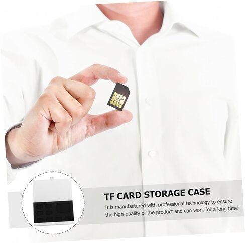 Storage Keeper Case Slot Aluminum Memory Card Organizer for Cards Portable and Lightweight Design Scratch Protection Convenient for Travel and Daily Use in Saudi Arabia