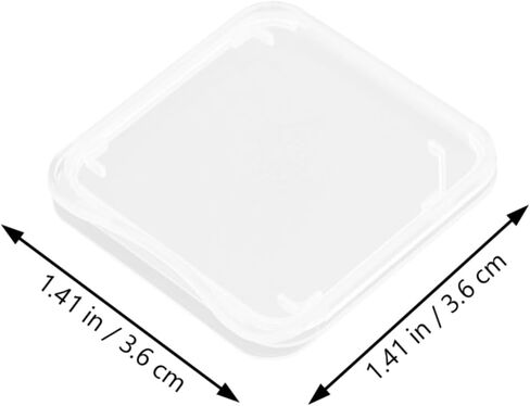 100 PCS Card Card Case Case Box box plastic memory fox لتنظيم وحماية بطاقات الذاكرة للمصورين ومصورين فيديو قوي وخفيف الوزن in Kuwait