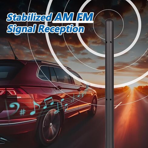 استبدال هوائي سيارة 7 بوصة ، هوائيات هوائيات راديو السيارة العالمي مرنة AM FM Houger in Saudi Arabia