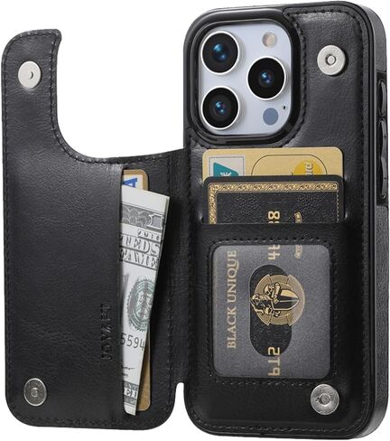 Wallet Case Compatible with iPhone 16 pro, Slim Protective case with Card Holder,Premium PU Leather Kickstand Card Slots Case with Double Magnetic Clasp for iPhone 16 pro 6.3“-White in Kuwait