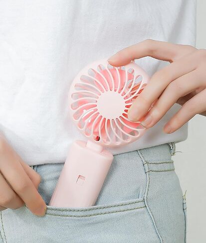 Handheld Fan for Home Use, Foldable Desktop Mini Fan in Saudi Arabia