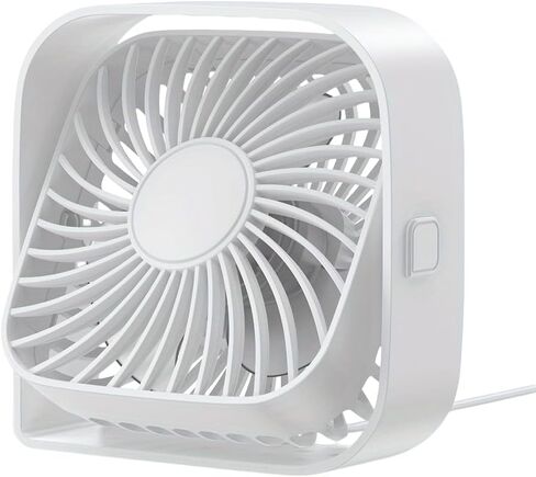 4.7 Inch Small USB Desk Fan, 3-Speed Portable & 360°Rotatable, USB-Powered Desktop Fan for Home Office Bedroom Dorm Indoor Outdoor Summer Gift in Saudi Arabia