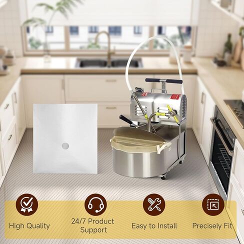 FE02 Envelope-Type Fryer Oil Filter 15 1/2" x 14" 100 Sheets Compatible with RF HUNTER Ecco One ＆ Hf Series in Kuwait