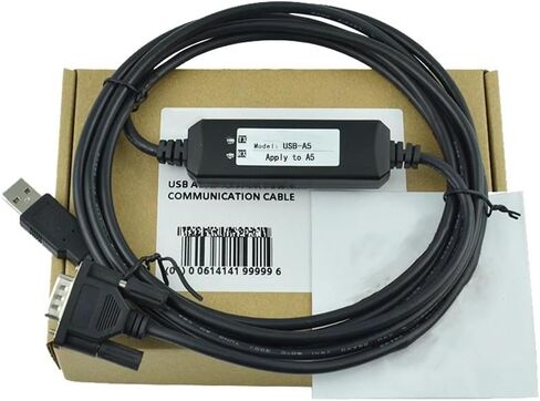 كبل بيانات USB-A5 PLC برمجة كابل بيانات USB تصحيح كبل الكبل الكابل للكابلات. in Saudi Arabia
