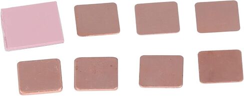 70PCS Copper Heatsink Sheets with 10PCS Silicone Pads High Performance Cooling Thermal Shims for Notebook Chipset GPU VGA RAM VRAM Efficient Heat Dissipation Solution in Saudi Arabia
