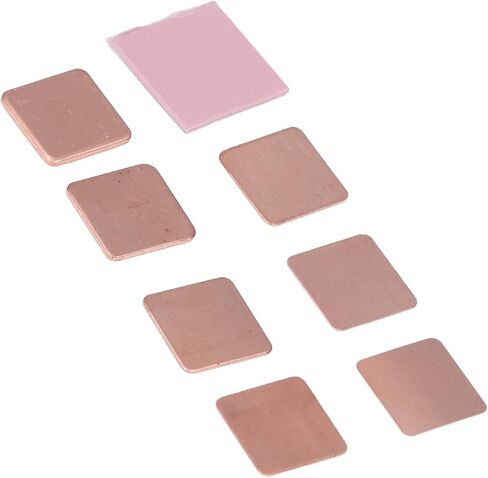 70PCS Copper Heatsink Sheets with 10PCS Silicone Pads High Performance Cooling Thermal Shims for Notebook Chipset GPU VGA RAM VRAM Efficient Heat Dissipation Solution in Saudi Arabia