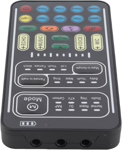 FOCKET I9 Voice Changer تعيين ثمانية أصوات مختلفة تسجيل بطاقة صوت متعددة الوظائف لمرساة اللعبة ، مفاجأة أصدقائك في اللعبة ، التحكم في مصابيح LED (الإصدار الإنجليزية) in Kuwait