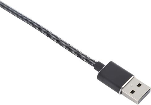 plplaaoo USB Sound Card Adapter External Stereo Audio Converter with Clear Sound Aluminum Alloy Shell Plug Play for PC Laptop Switch Black in Saudi Arabia