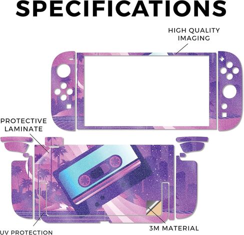 Gaming Skin Compatible with Nintendo Switch 2 Premium Kit - Mysterious Romance - Premium 3M Vinyl Protective Wrap Decal Cover - Easy to Apply | Crafted in The USA by MightySkins in Saudi Arabia