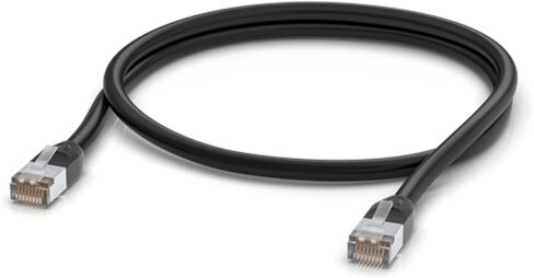 كابل التصحيح Ubiquiti في الهواء الطلق 1M أسود ، في جميع الأحوال الجوية ، RJ45 Ethernet Cable ، الفئة 5E ، مقاوم الطقس in Saudi Arabia