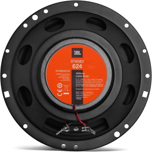 JBL Stage2 624 6-1/2" (160mm) Two Way Coaxial Car Speaker in Saudi Arabia