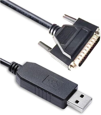 Kantronics Terminal Node Control SIL ~ CON LABS CP2102 USB RS232 Serial to DB25 Communication Data Cable ST-25M (1.8M) in Saudi Arabia