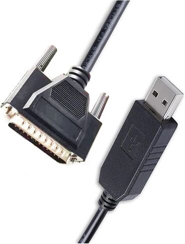 Kantronics Terminal Node Control SIL ~ CON LABS CP2102 USB RS232 Serial to DB25 Communication Data Cable ST-25M (1.8M) in Saudi Arabia