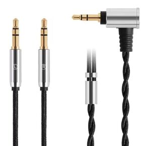 HE400SE Balanced Cable Compatible with Hifiman Sundara HE4XX HE-350 HE1000 HE560 4.4mm to Dual 3.5mm Works on Sony WM1A NW-ZX505 Digital Music Players(4.4mm) in Kuwait