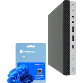 HP EliteDesk 800 G5 Mini PC | Intel Core i7 | 16GB RAM | 500 GB NVME | Windows 11 Pro | WiFi | BT (Renewed) in Kuwait