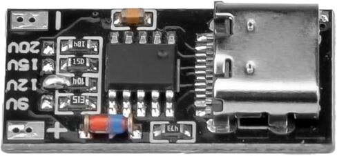 10-Pack USB-C Fast Charging Trigger Module - PD3.0/QC4+/PPS 9V 12V 15V 20V Adjustable Voltage Power Supply Board with AFC/FCP Protocol Support for Power Banks & DIY Projects (Type-C PD Decoy Board)​ in Saudi Arabia
