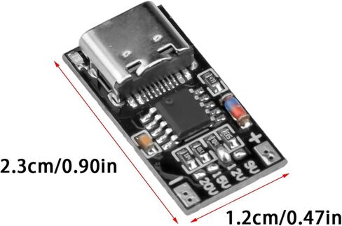 10-Pack USB-C Fast Charging Trigger Module - PD3.0/QC4+/PPS 9V 12V 15V 20V Adjustable Voltage Power Supply Board with AFC/FCP Protocol Support for Power Banks & DIY Projects (Type-C PD Decoy Board)​ in Saudi Arabia