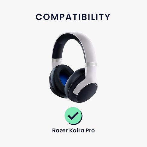 ميكروفون Kwmobile متوافق مع Razer Kaira Pro - MIC بديل لسماعات الألعاب - الأسود in Saudi Arabia