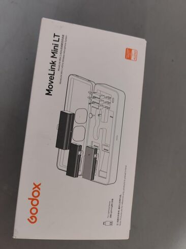ميكروفون GODOX MoveLink Mini 2.4 جيجا هرتز اللاسلكي Lavalier لسيناريوهات متنوعة، مثل تسجيل الفيديو، والبث، والبث، والمقابلات، ومنتجي الفيديو (LT-KIT1-أسود) in Saudi Arabia
