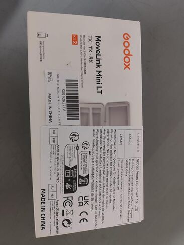 ميكروفون GODOX MoveLink Mini 2.4 جيجا هرتز اللاسلكي Lavalier لسيناريوهات متنوعة، مثل تسجيل الفيديو، والبث، والبث، والمقابلات، ومنتجي الفيديو (LT-KIT1-أسود) in Saudi Arabia