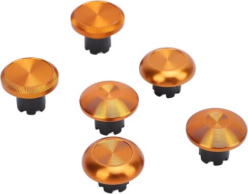 قم بتوصيل وتشغيل 6pcs ألومنيوم سبيكة المعادن التناظرية الإبهام و ABS Metal Tensole Grips لوحدة التحكم في اللعبة (Yunseity2w8bn61psu-13) in Saudi Arabia