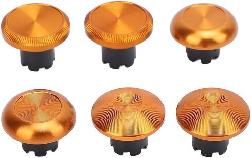 قم بتوصيل وتشغيل 6pcs ألومنيوم سبيكة المعادن التناظرية الإبهام و ABS Metal Tensole Grips لوحدة التحكم في اللعبة (Yunseity2w8bn61psu-13) in Saudi Arabia