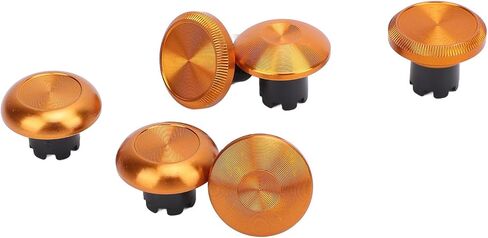 قم بتوصيل وتشغيل 6pcs ألومنيوم سبيكة المعادن التناظرية الإبهام و ABS Metal Tensole Grips لوحدة التحكم في اللعبة (Yunseity2w8bn61psu-13) in Saudi Arabia