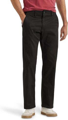 Lee Men's Performance Series Extreme Comfort Straight Fit Pant, Black, 34W x 28L in Saudi Arabia