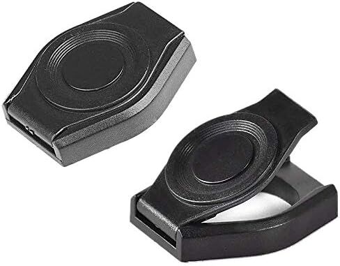 2 Pack USB Webcam Cover - Black - 1.06 × 0.91 × 0.16 في (27x23x4mm) - عدسة مسطحة متوافقة in Saudi Arabia