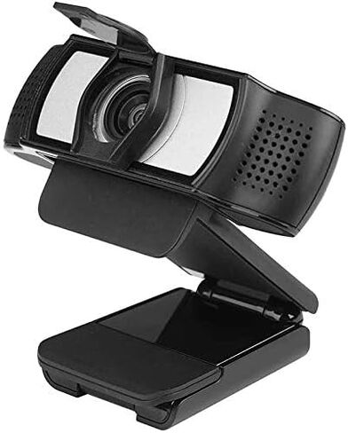 2 Pack USB Webcam Cover - Black - 1.06 × 0.91 × 0.16 في (27x23x4mm) - عدسة مسطحة متوافقة in Saudi Arabia