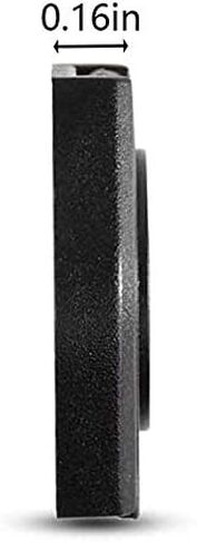 2 Pack USB Webcam Cover - Black - 1.06 × 0.91 × 0.16 في (27x23x4mm) - عدسة مسطحة متوافقة in Saudi Arabia