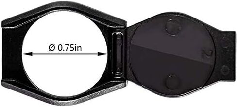 2 Pack USB Webcam Cover - Black - 1.06 × 0.91 × 0.16 في (27x23x4mm) - عدسة مسطحة متوافقة in Saudi Arabia