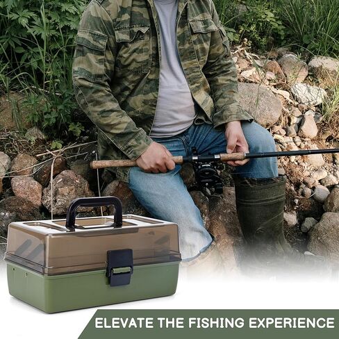 3 طبقات معالجة مربع مع معالجة الصيد بما في ذلك ، 475 PCS صيد السمك الساحات الطقم ، الأوزان ، والسنانير ، وغيرها in Kuwait