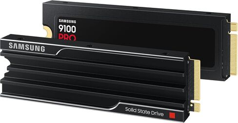Samsung Memory MZ-VAP2T0CW 9100 PRO 2TB SSD الداخلية مع الحرارة الحرارية ، PCIE 5.0 X4 ، NVME 2.0 ، SSD المصمم للمحترفين واللاعبين ، متوافق مع PC & PLAYSTATION 5 ، 5 سنوات ضمان محدود (الإصدار المملكة المتحدة) in Saudi Arabia