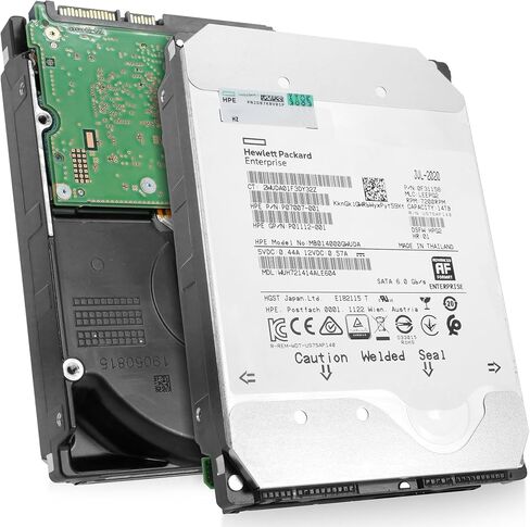 HP/WD WUH721414ALE604-0F31158 14TB 7.2K RPM SATA 6Gb/s 512e 3.5in MB014000GWUDA P07007-001 Enterprise HDD (Renewed) in Saudi Arabia