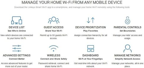 Linksys EA7500 جهاز توجيه Wi-Fi مزدوج النطاق للمنزل (جهاز التوجيه اللاسلكي السريع MU-MU-MUMO) in Saudi Arabia