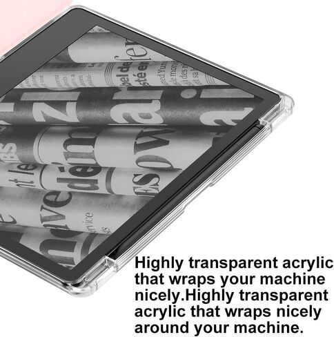 حالة كاتب Kindle مع حامل القلم الرصاص - (360 درجة دوران ونقمة تلقائية/نوم) ، قضية موقف الورقة الممتازة مع زوايا مشاهدة مرنة لكاتب Kindle 10.2 بوصة 2022 (أخضر داكن) in Kuwait