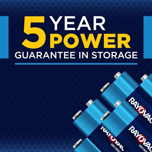 Rayovac High Energy 9V Batteries (4 Pack), Alkaline 9 Volt Batteries in Saudi Arabia