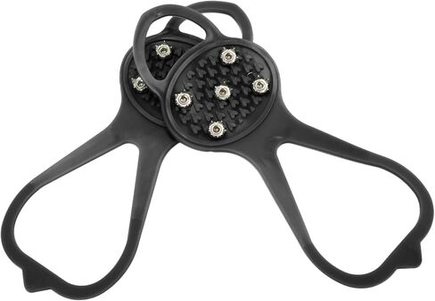 P ISkid Mpons with 5 Teeth - G for Winter Clim and Outdoor Activities - Fits Various Footwear (S) in Saudi Arabia