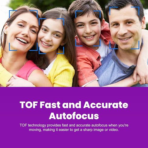 4K Webcam with Adjustable Lighting | TOF Autofocus, Dual Noise-Canceling Mics, Privacy Cover | 4K@30fps/1080p@60fps for Zoom, Skype, Teams & Streaming in Saudi Arabia