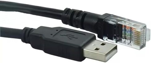 كبل تصحيح الأخطاء USB-P200H لـ DVS Servo Motor برمجة برمجة الكابلات بيانات الاتصالات تنزيل كبل التصميم المزدوج تصميم الصناعي 3 أمتار in Saudi Arabia