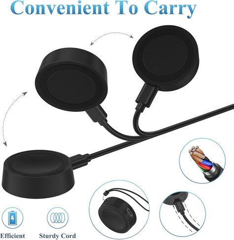 Dock Charger USB-C لـ Samsung Galaxy Watch ، تم ترقيته من Dock Cradle Dock لـ Galaxy Watch 7/6/5/5 Pro/4/4 Classic/3/Active/Ultra/Fe in Kuwait