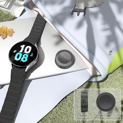 Dock Charger USB-C لـ Samsung Galaxy Watch ، تم ترقيته من Dock Cradle Dock لـ Galaxy Watch 7/6/5/5 Pro/4/4 Classic/3/Active/Ultra/Fe in Kuwait