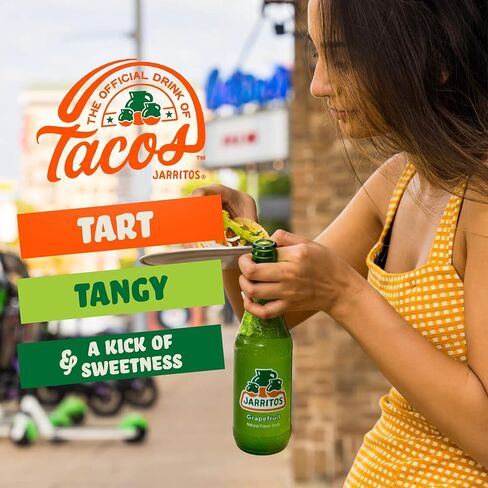 Jarritos - الصودا المكسيكية ، حزمة متنوعة من 3 نقنات (17.7 أوقية ، 24 زجاجة) - 12 ماندرين ، 6 لايم ، و 6 أناناس - السكر الحقيقي قصب - مصنوع في المكسيك - النكهة الطبيعية الصودا البوب ​​- الحفلات والشواء in Saudi Arabia