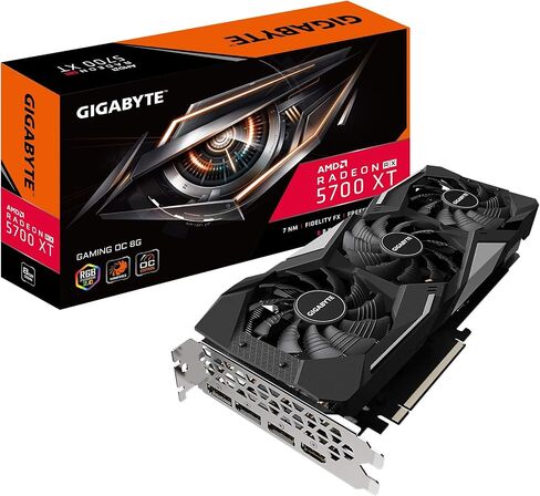 Gigabyte Gv-R57XTGAMING OC-8GD Radeon Rx 5700 Xt Gaming OC 8G Graphics Card, PCIe 4.0, 8GB 256-Bit GDDR6, Video Card (Renewed) in Saudi Arabia