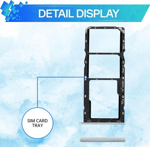 Sim Card Tray Replacement for Samsung Galaxy A22 5G (Single SIM Version) Mint Card Tray Slot Holder Bracket Adapter with Needle Ejector for A22 5G A226B A226BR in Saudi Arabia