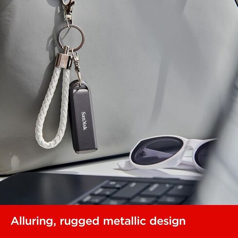 Mandisk 1TB Extreme Pro Flash محرك أقراص فلاش مع USB-C-ما يصل إلى 1000 ميجابايت/ثانية سرعات القراءة وسرعات الكتابة 900 ميجابايت/ثانية-لأجهزة الكمبيوتر المحمولة وأجهزة الكمبيوتر والأجهزة اللوحية-Type-C عالي الأداء ، الأسود-SDCZ890-1T00-G46 in Saudi Arabia